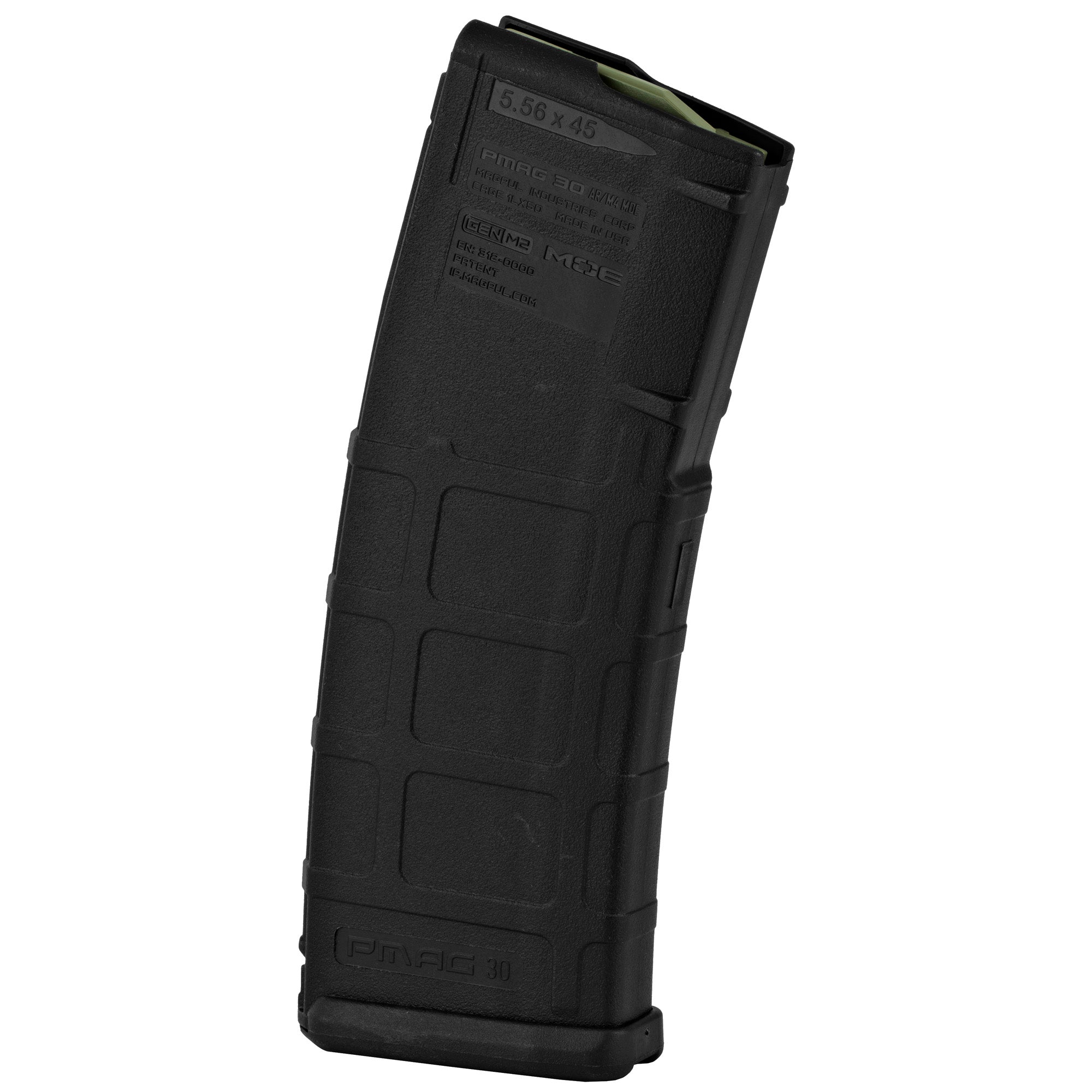 Magpul PMAG 30 AR/M4 GEN M2 MOE Magazine - durable, 30-round capacity for 5.56/.223 calibers, black polymer.