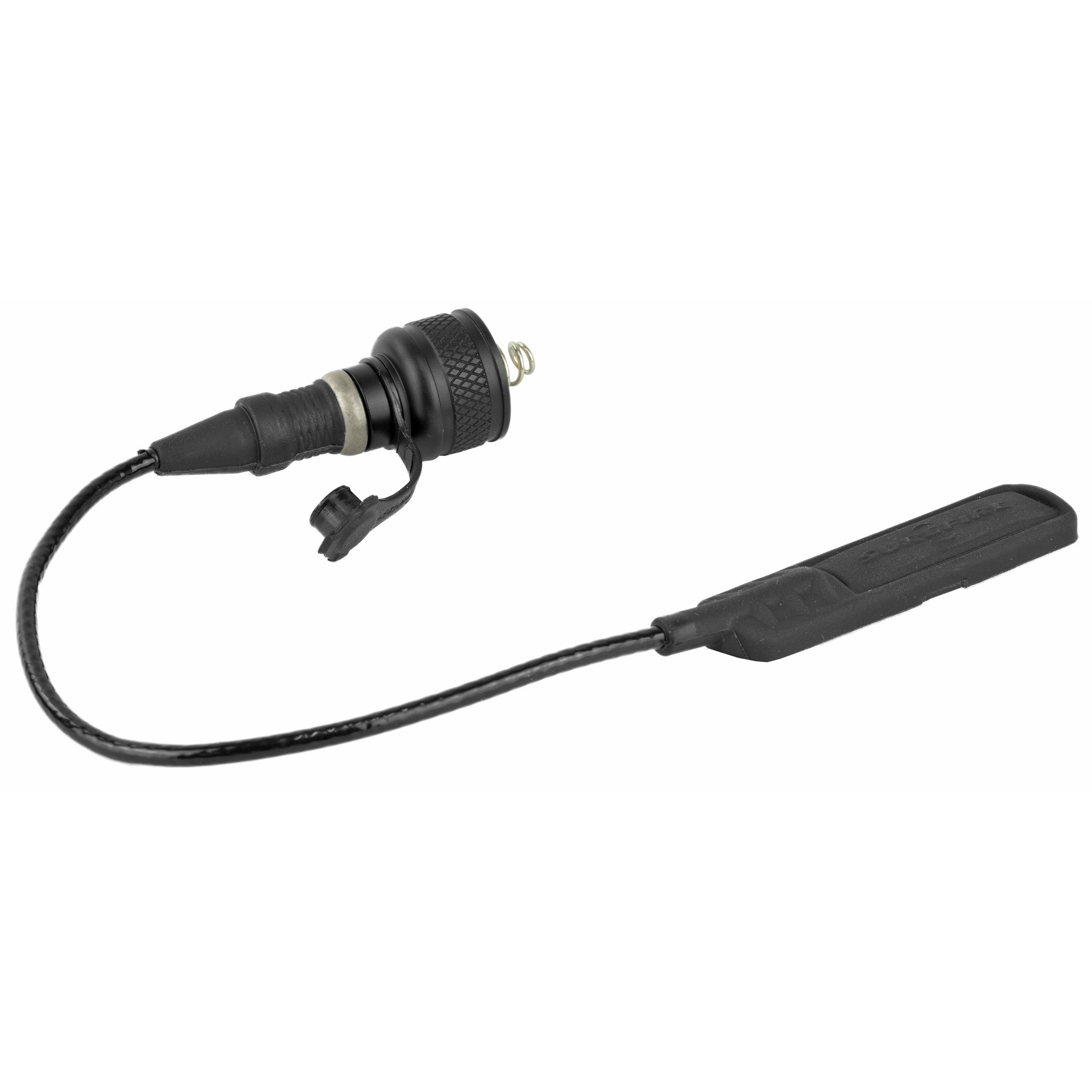 Surefire Remote Switch Assembly in Black for Scout Lights, featuring a 7-inch cable and weatherproof, O-ring sealed construction.
