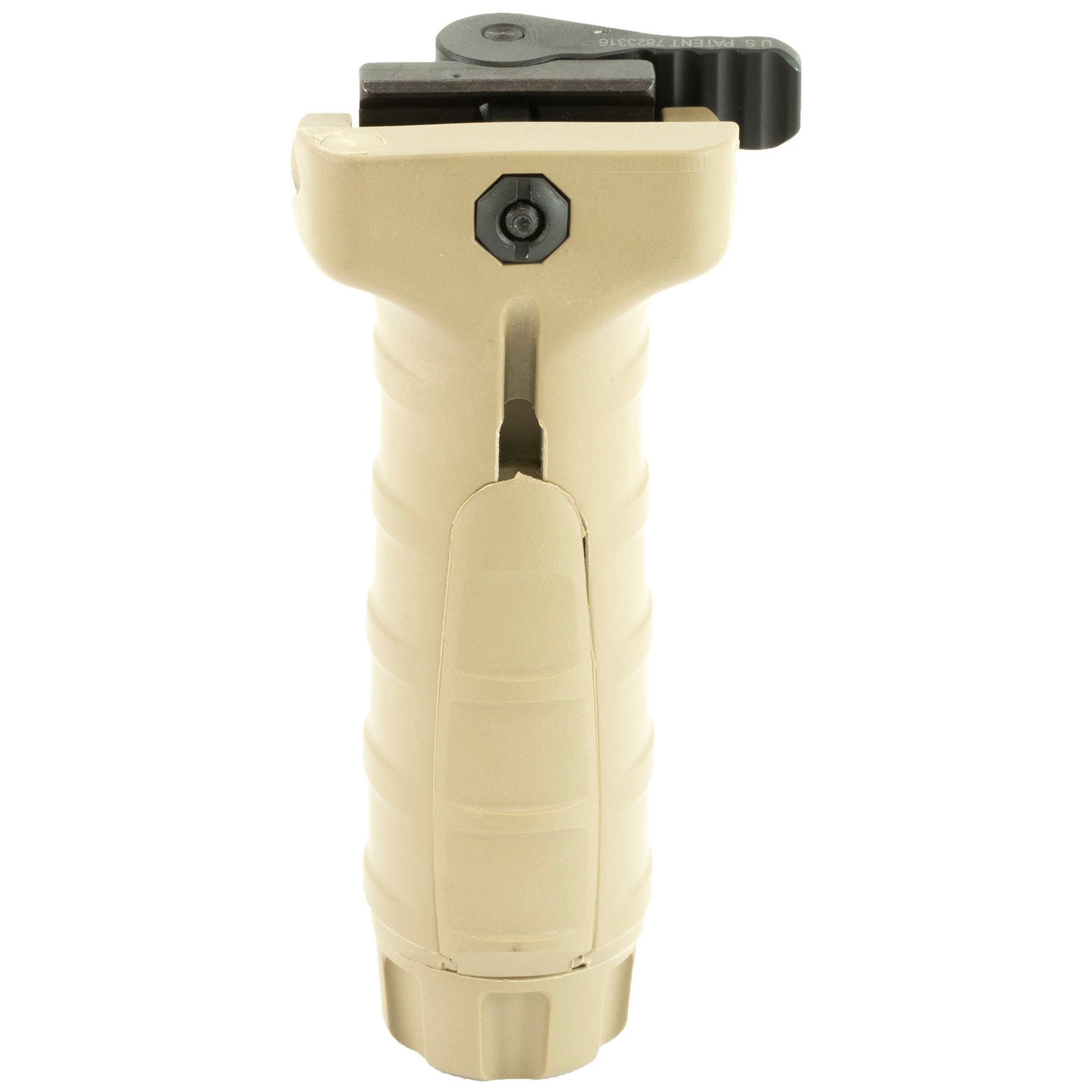 TangoDown BGV-MK46 Vertical Grip in Desert Tan, equipped with Quick Detach and Dual Lock System, for Picatinny Rails
